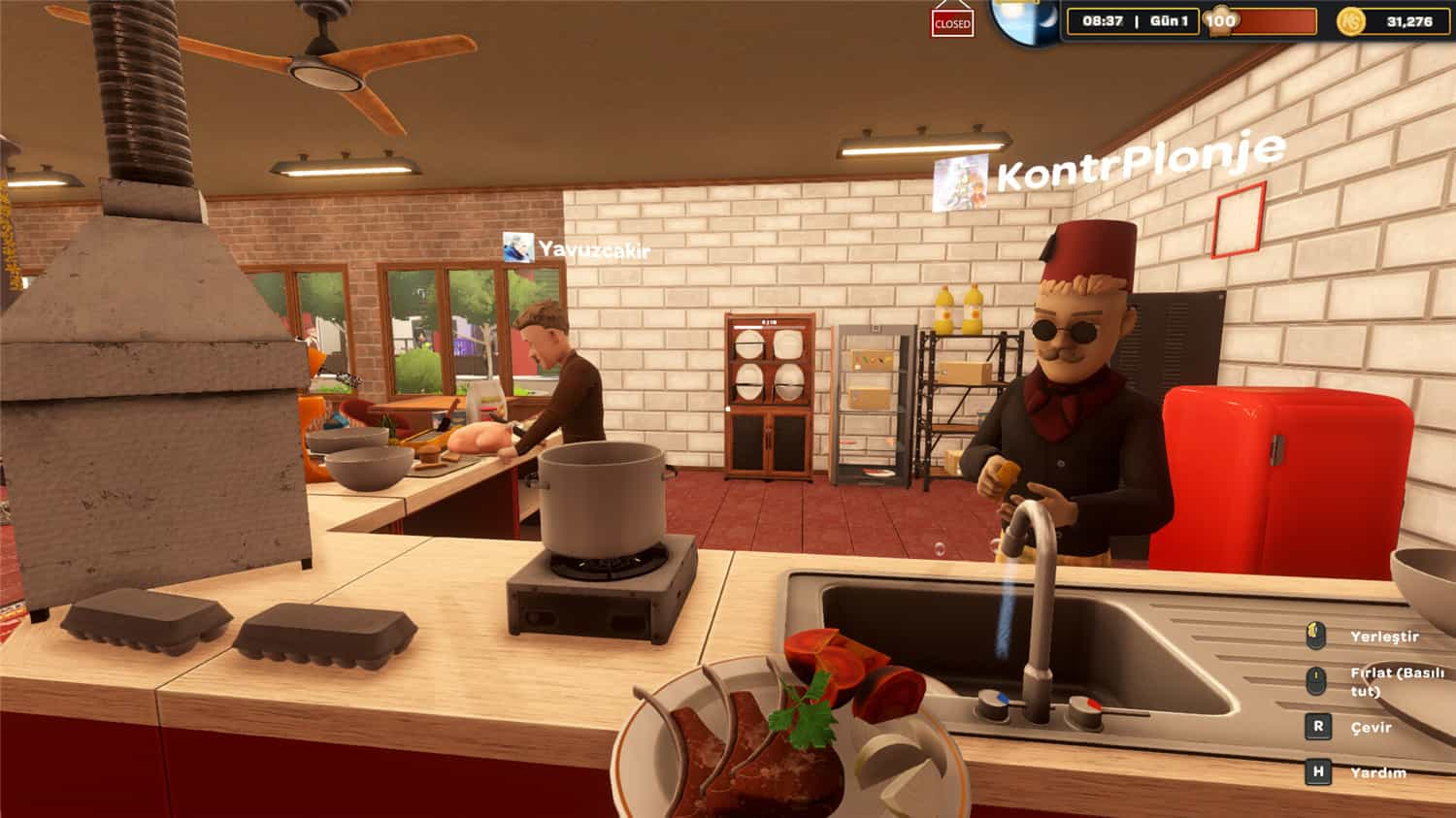 烤肉串模拟器/Kebab Chefs! - Restaurant Simulator/支持网络联机 更新至Build.15112024联机版-容量4.99GB