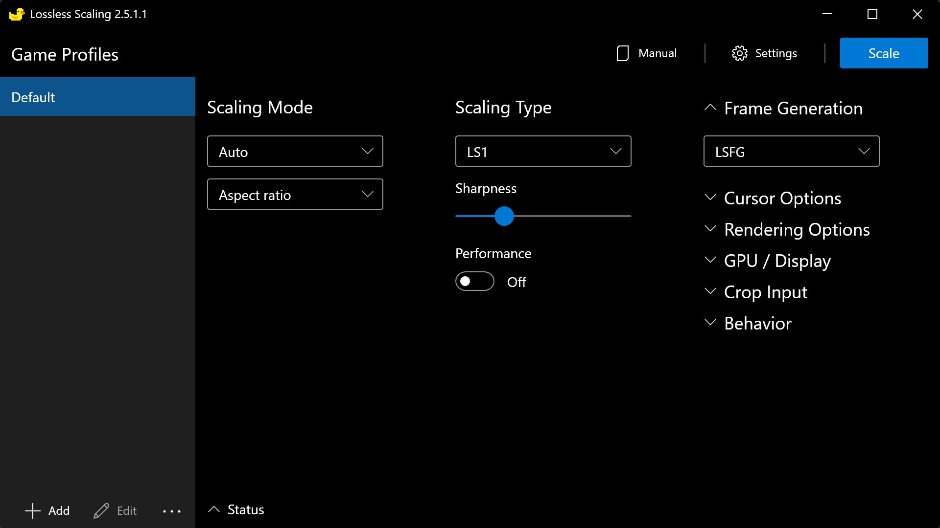 游戏无损缩放/小黄鸭补帧/Lossless Scaling 更新至v3.0-容量208MB-晨熙博客