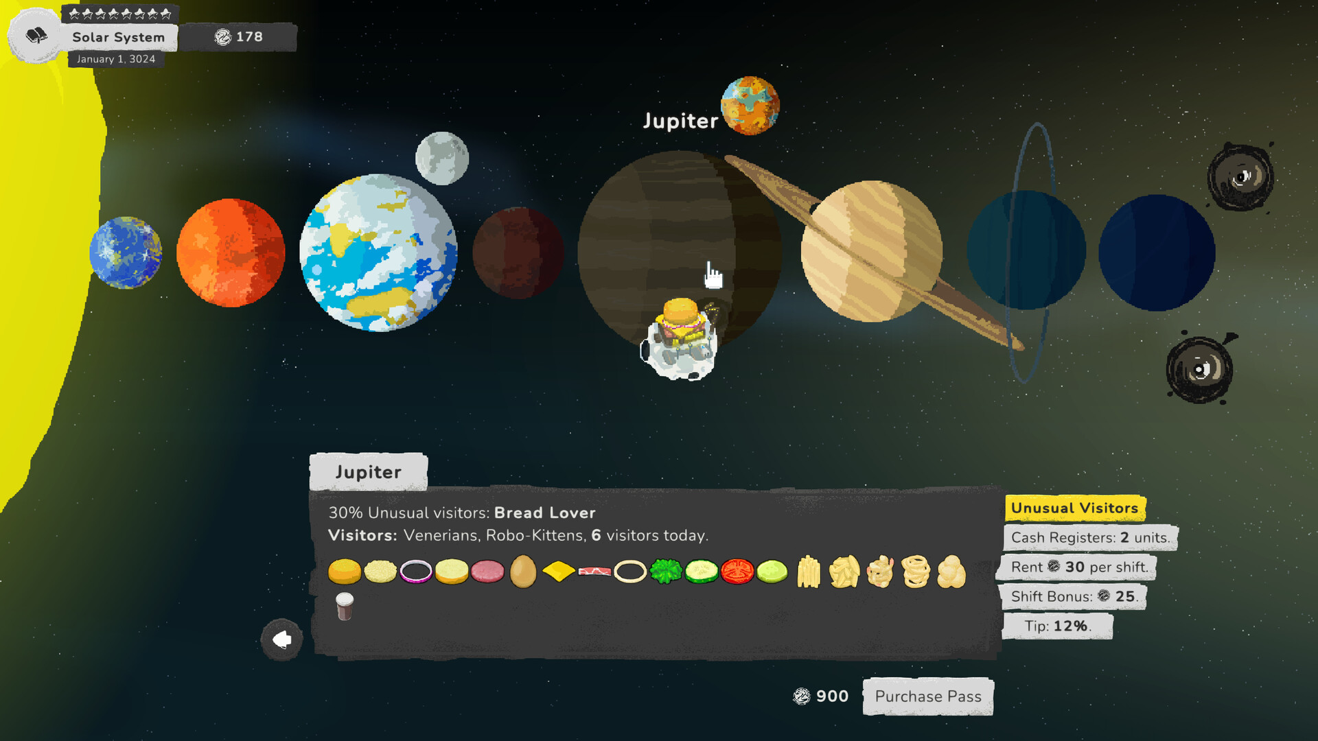 银河汉堡/Galaxy Burger 更新至v1.2.5-容量653MB插图4