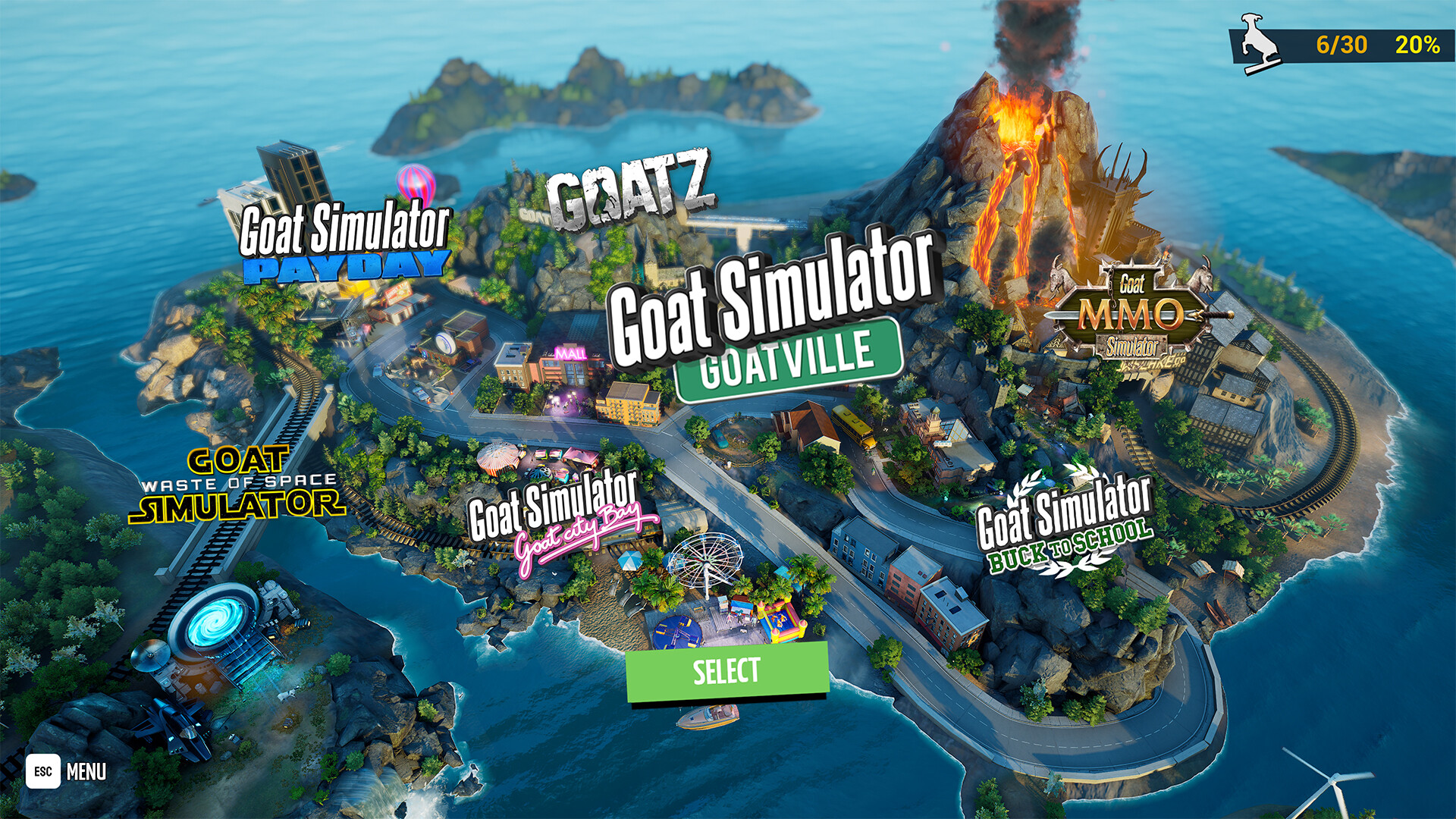 山羊模拟器：重制版/Goat Simulator: Remastered 更新至v1.38.14026-容量12.6GB插图1